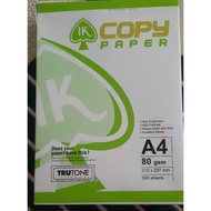 IK COPY PAPER & IK PLUS/80GSM/500SHEETS🔥🔥