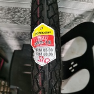 Tayar Dunlop Sotong 2.50/18 sekali  tube 18
