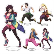 Zom 100: Bucket List of the Dead Anime Acrylic Stand Model Plate Tendo Akira Mikazuki Shizuka Cospla