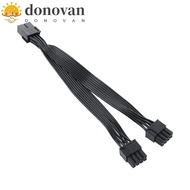 DONOVAN PSU Extension Cable Graphics Card for Computer Adaptor Power Adapter PSU Cable Female to Male Y-Splitter Extention Power Cable