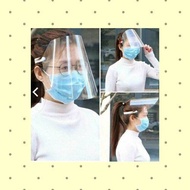 เฟสชิว Face shield หน้ากากป้องกันละอองเชื้อโรค หน้ากากพลาสติกใส แบบคาดหัว