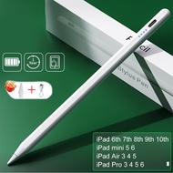 ปากกาทัชสกรีน ปากกาสไตลัส สําหรับ Stylus Pen iPad Pro 11 12.9 Air 4/Air 5  6/7/8/9/10th Gen Mini 5 6 2018-2023