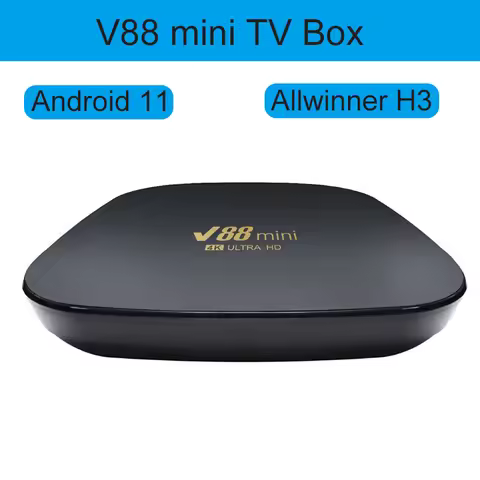Smart V88 mini Allwinner H3 TV Box Android 11 WiFi 4G Set-top Box Media Player HD TV Box Set Top Box
