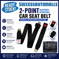 2 POINT MANUAL TYPE REAR CENTER SEATER SEAT BELT FOR UNIVERSAL CAR BELAKANG TENGAH SEATER TALI PINGG