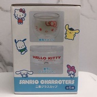 全新 Sanrio Hello Kitty My Melody 雙層玻璃杯