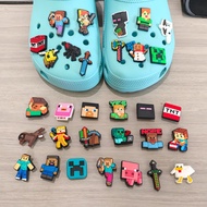 jibbitz crocs crocs jibbitz jibbitz crocs 3d Crocs Minecraft-Themed Cartoon Buckle Decor - Boys Shoe