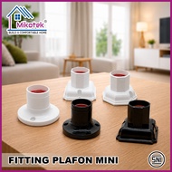 Mikotek Mini Ceiling Fitting E27 Ceiling Light Fitting/