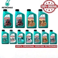 100% ORIGINAL PETRONAS MOTORCYCLE OIL RACING SPRINTA 4T 2T ESTER PLUS MINYAK HITAM PETRONAS F700 FUL