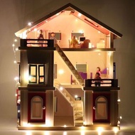 模擬辦家家遊戲-小屋别墅公主房 木製家家 兒童玩具屋 大型娃娃屋