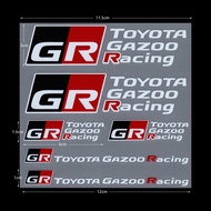 Toyota GR Decorative Car Sticker Reflective Vinyl Accessories Decals for Corolla VIOS Camry Okavango