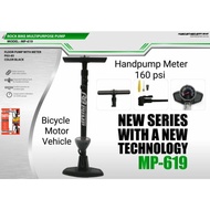 Hand Pump (Meter) 160 Psi - Bicycle - Motor - Vehicle