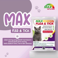 MAX ANTI KUTU KUCING Obat serbuk Anti Kutu / MAX FLEA & TICK B4-10
