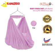 Kangeroo Baby Cradle Net with Pocket / Sarung Net 94x127cm (L size) | Oh Baby Store