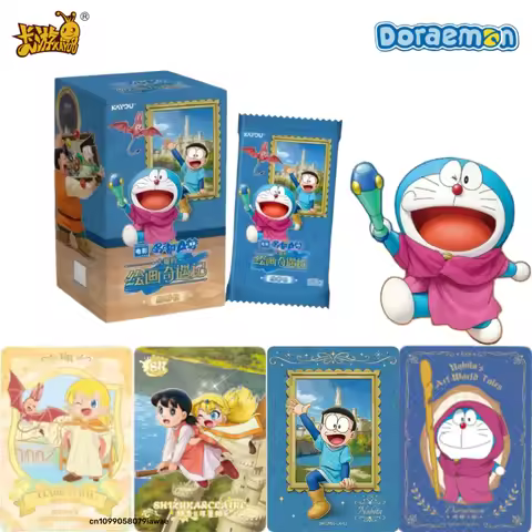 KAYOU Authentic Doraemon Series Cards Nobita's Drawing Adventure - Collection Cards Anime Movie Merc