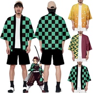 Anime Demon Slayer: Kimetsu no Yaiba Kamado Tanjirou Tomioka Giyuu Agatsuma Zenitsu Cosplay Haori Ja