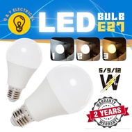 LED Bulb E27 / Light Bulb / LED Lamp / (Lampu LED) 5W / 9W / 12W Energy Savings