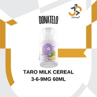 LIQUID DONATELO DONAT TARO MILK CEREAL FREEBASE 60ML | LIQUID DONATELO V3 9MG