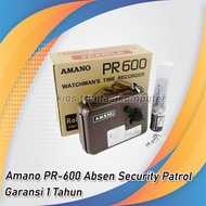 PROMO- AMANO PR-600 ABSEN SECURITY AMANO WATCHMANS CLOCK SECURITY PATROL -Picture shop01