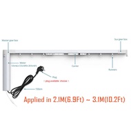 3.1M 10.2Ft WIFI Smart Curtain Blind Motor RF Control Customize Electric Curtain Track Voice control