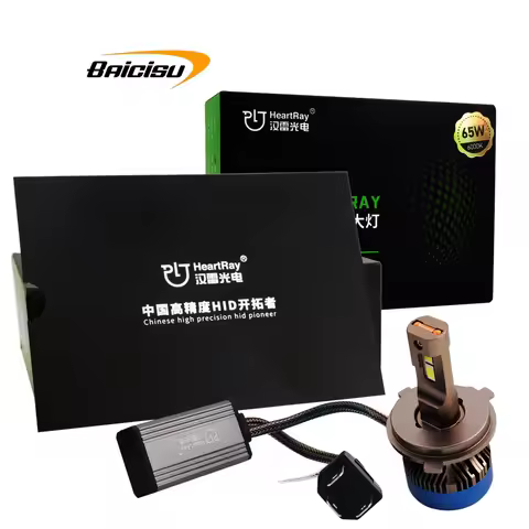 BAICISU Original HeartRay 65W LED Headlight Bulb Compatible with D2H H7 H11 H1 H3 HB3 9005 HB4 9006 