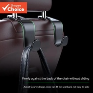 2pcs Car Seat Backrest Hooks - Multi-Functional Detachable Headrest Small Hooks Car Hooks