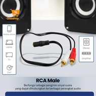 3.5mm Female to RCA Male HiFi Audio Adapter Cable 40cm