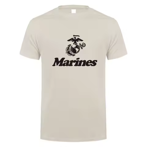 Marine Corps US Marines USMC Military T Shirt Summer Men Cotton Short Sleeve T-shirts Tshirt Man Top