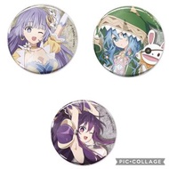 約會大作戰 - 四糸乃、夜刀神十香、誘宵美九 65mm 徽章