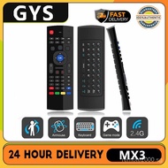 MX3 2.4GHz Air Mouse remote control tv Combo for Android TV Box mx3 remote keyboard