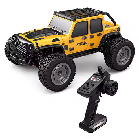 Top 16103 RC Car 2.4G Speed Racer With LED 4WD 390 Motor Drift Remote Control Off Road Multicolor Tr