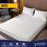 COTTON BEDSHEET FITTED BEDSHEET PLAIN BEDSHEET SINGLE SUPER SINGLE QUEEN KING CADAR