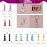[SONONIA] 2 Pack  Detachable  s Keychain,  Rings Convenient Handy Outdoor  Holder, Multipurpose