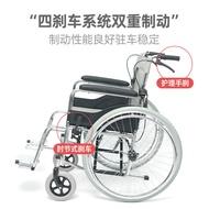 Manual Wheelchair Elderly Disabled Wheelchair Foldable Easy Portable Elderly Scooter