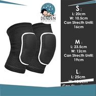 [DenDen] Knee Pad Sponge Size S - L 1Pair/ 2pcs Guard Support Kids Adult Prevent & Reduce Injured Fo