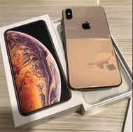 APPLE 金 iPhone XS MAX 256G 近全新 盒裝配件耳機齊全 刷卡分期零利率 無卡分期