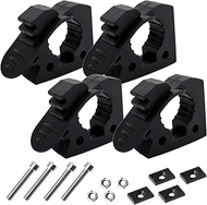 Universal Quick-Release Rubber Clamp Mount Kit Shovel Holder for 1-1/7'' to 1-3/7'' Diameter Tool Sh