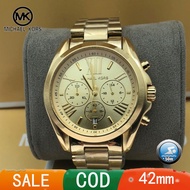 (Golden Shell 4) MICHAEL KORS Watch For Men Original Pawnable Gold MK Watch For Women Original MICHAEL KORS Watch For Couple Pawnable Original Gold MK Watch Pawnable Original Gold MK Watch For Women Authentic Pawnable MK Watch For Men Original Waterproof