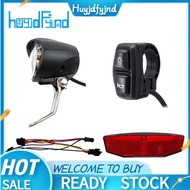 Ebike Light Set Include Ebike Headlight Electric Bike Tail Lamp DC 12V 24V 36V 48V 52V 72V LED Elect