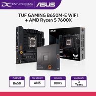 【DYNACORE BUNDLE】Asus TUF GAMING B650M-E WiFi M-ATX Motherboard with AMD Ryzen 5 7600X CPU / Processor