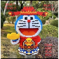 Lego ĐỒ CHƠI LẮP RÁP DOREMON THẦN TÀI SIZE 40CM (TẶNG BÚA)/MÔ HÌNH LẮP RÁP CỠ LỚN