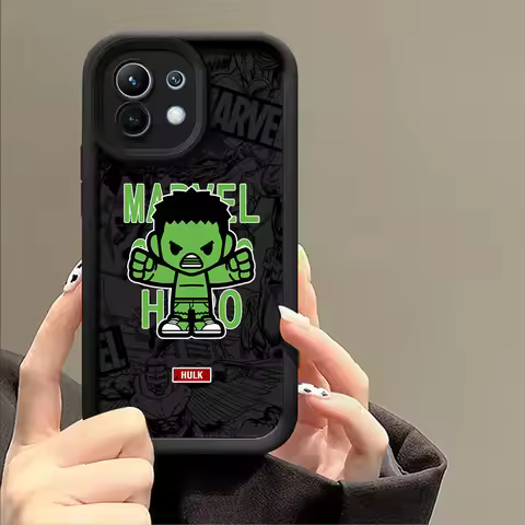 Marvel Comics Hero Ironman Spider-Man Phone Case for Xiaomi Mi 13T 14T 15 15T Pro 17 Ultra Poco M7 M