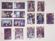 [賣] 鬼滅之刃 黑死牟 上弦 名信片 閃卡 貼紙 海報 猗窩座 無慘 童磨 彌豆子