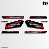 STRIPE STRIKE STICKER COVER SET BODY COVERSET Honda EX5 Dream