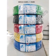 LOOSE CUT MEGA 2.5mm (7/0.67mm) PVC Insulated Power Cable Wire /Electrical Kabel PVC Bersalut (SIRIM