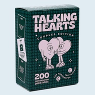 TALKING HEARTS Conversation Cards-Couple Card Game for Date Nights & Travel Adventures