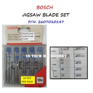 BOSCH JIGSAW BLADE SET (T227D,T127D,T118G,T118B,T118A) P/N:2607010147