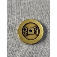 Brass Qianlongtongbao Antique Coin Antique Qing Dynasty Copper Coin Carving Mother Coin Spend Money 