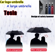 Tesla Car umbrella, car umbrella, folding umbrella, sun umbrella, logo umbrella, Model3 ModelS ModelX  ModelY