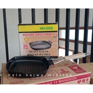 Square Grill Pan 20 cm non-stick Grill Pan 20 cm Square