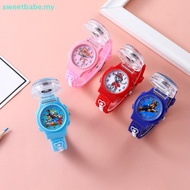 SWEETBABE Paw Patrol Children's Watch Anime Figure Skye Chase Marshall Everest Electronic Digital Fl
